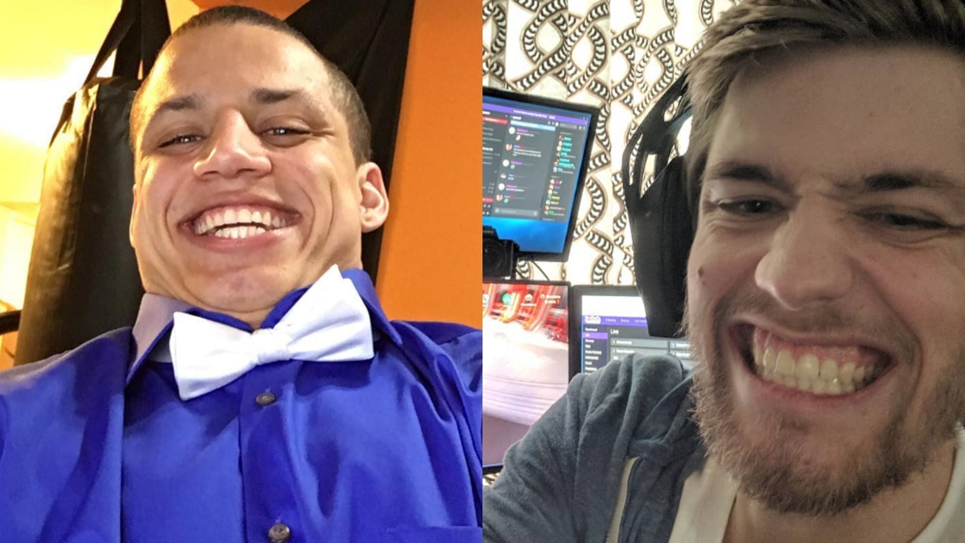 Sodapoppin has some words of appreciation for his fellow OnlyFangs guild member, Tyler1 (Images via @sodapoppintv, @tyler1_alpha/Instagram)