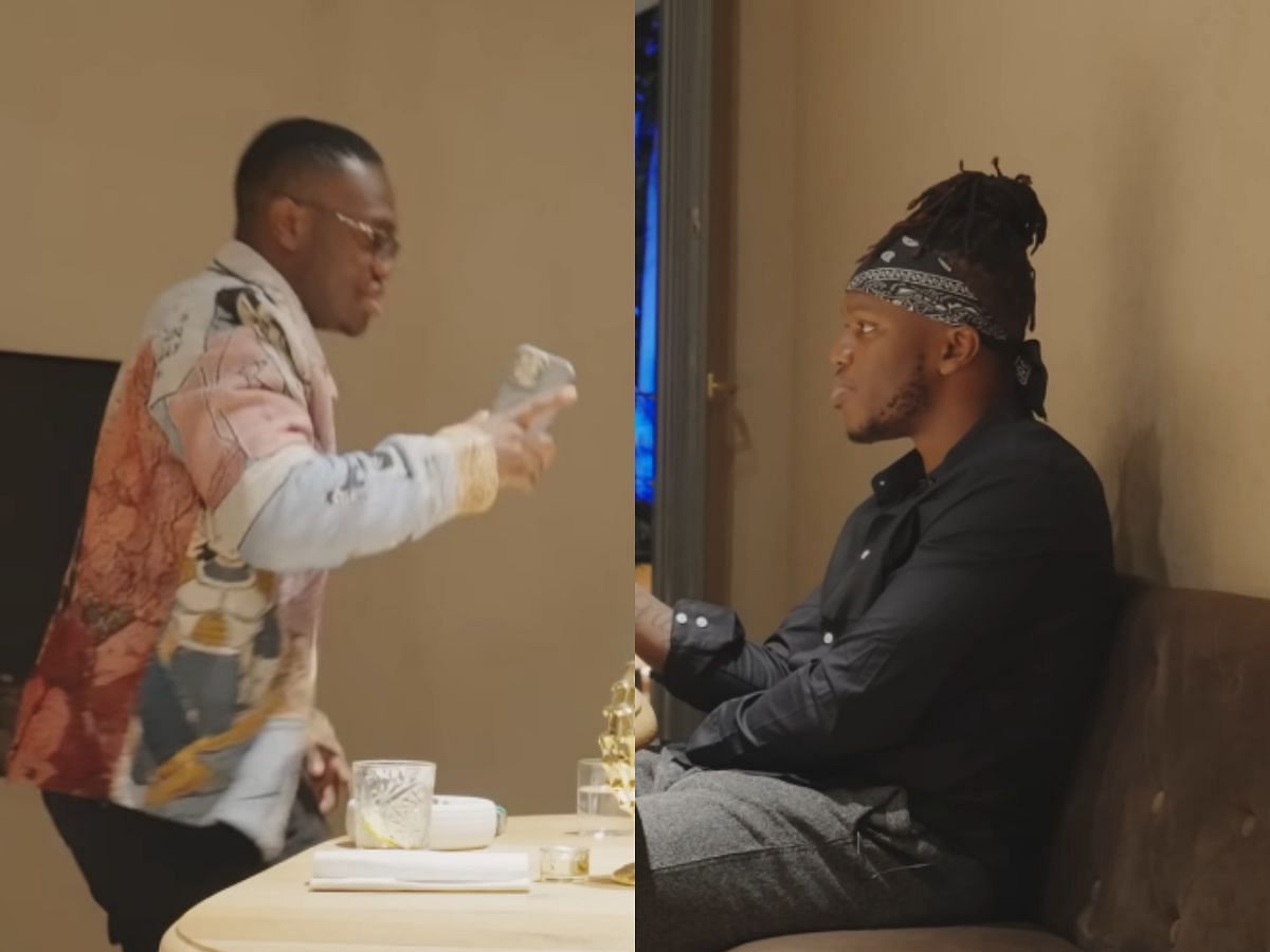 KSi and Deji bicker during recent Sidemen Sunday (Image via YouTube/@Sidemen)