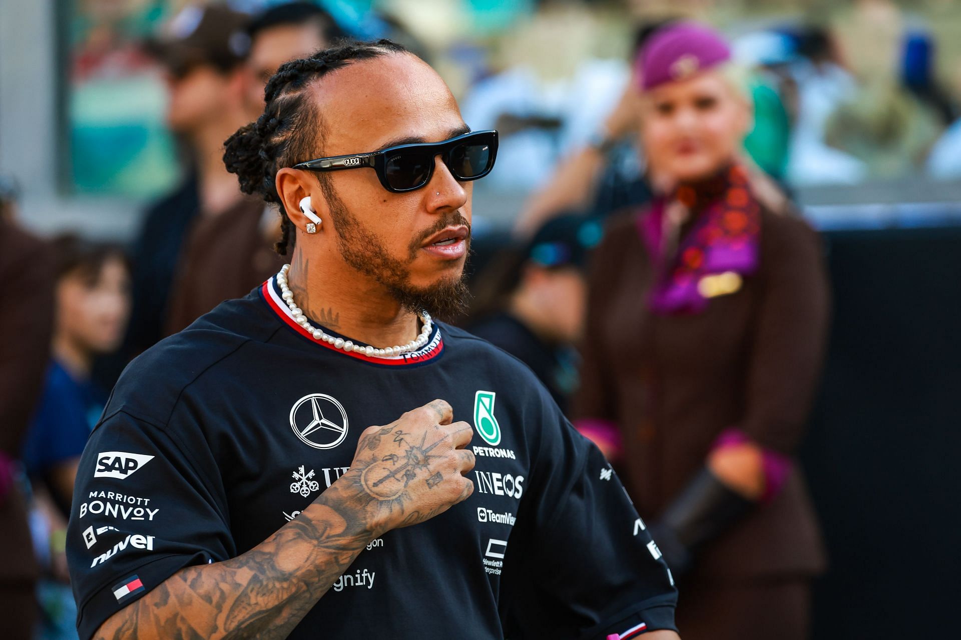 Lewis Hamilton at F1 Grand Prix of Abu Dhabi (Image Source: Getty)