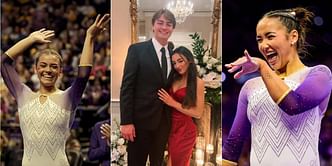 Olivia Dunne, Aleah Finnegan, and other LSU gymnasts react to former teammate Elena Arenas getting engaged to her boyfriend Garrett Edwards