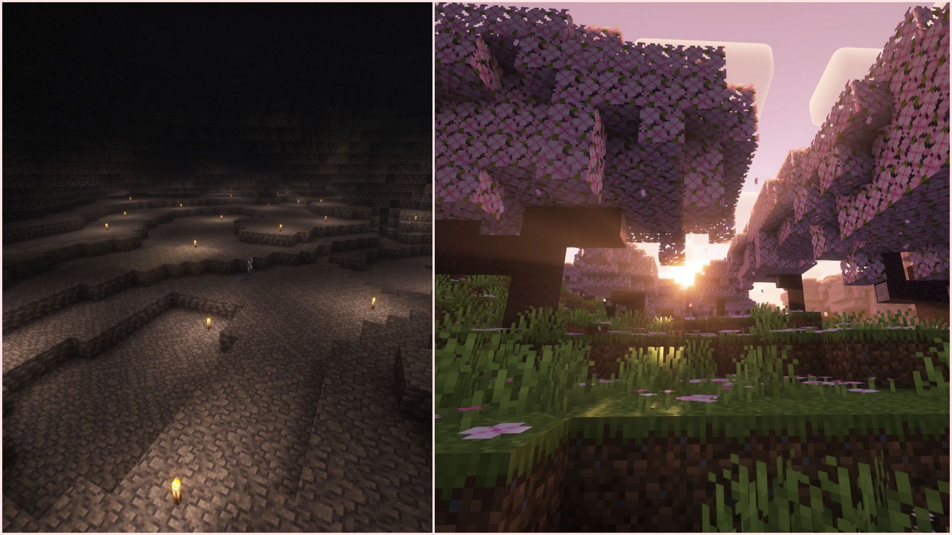 Mojang added new caves and loads of new Overworld biomes (Image via Mojang Studios)