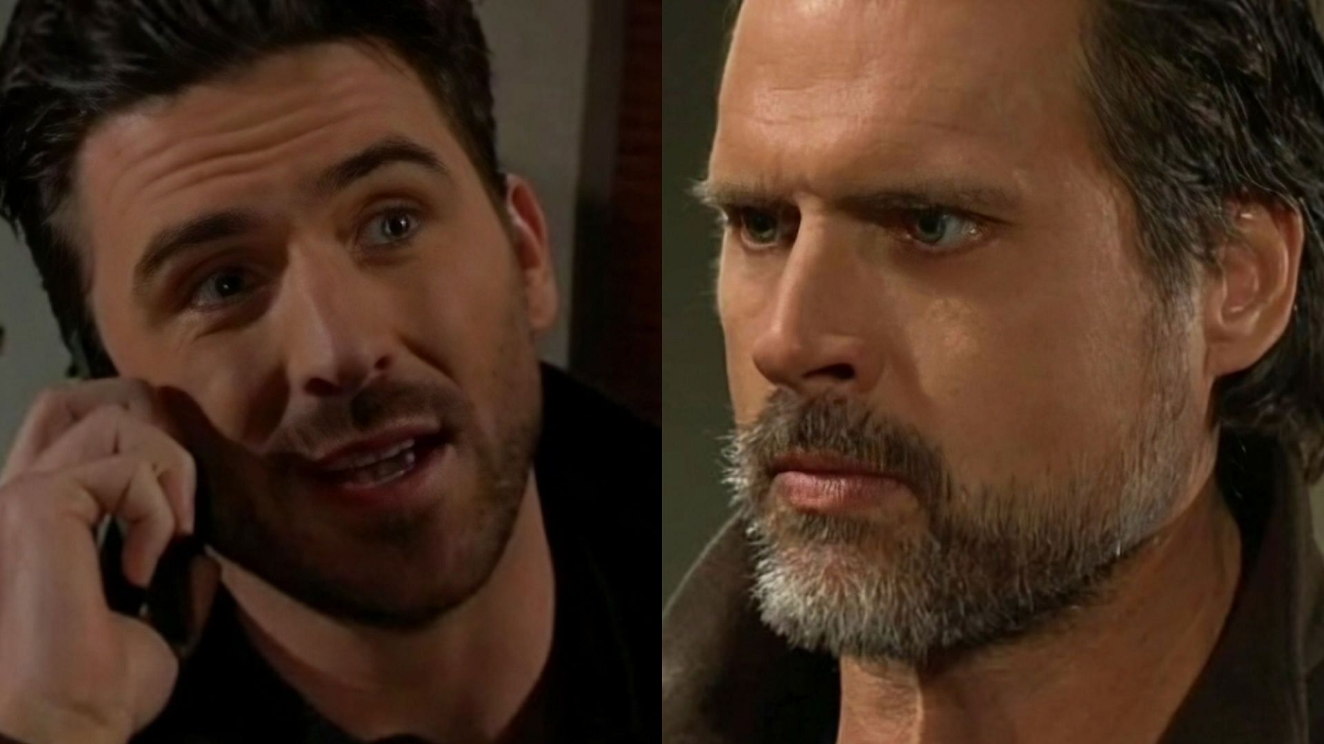 Chance Chancellor and Nick Newman in stills from The Young and the Restless (Images via CBS)