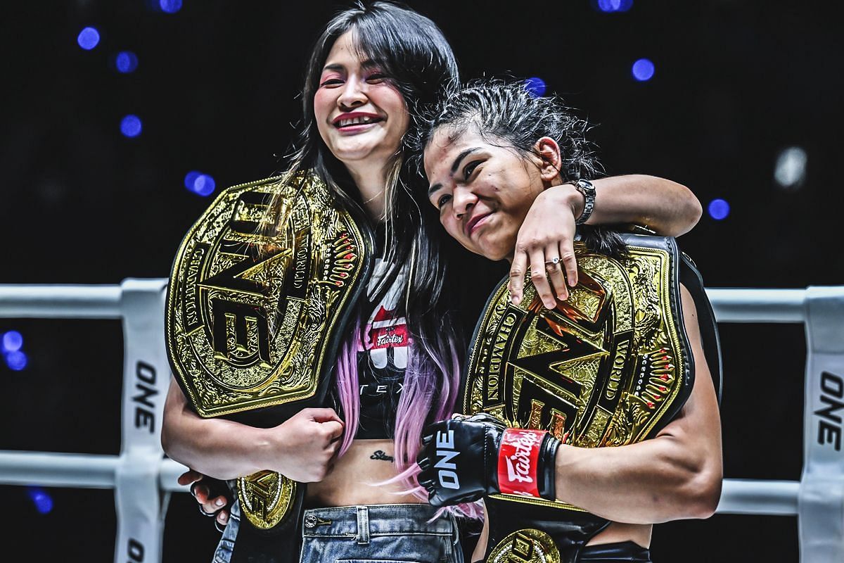 Stamp Fairtex and Denice Zamboanga - Photo by ONE Championship