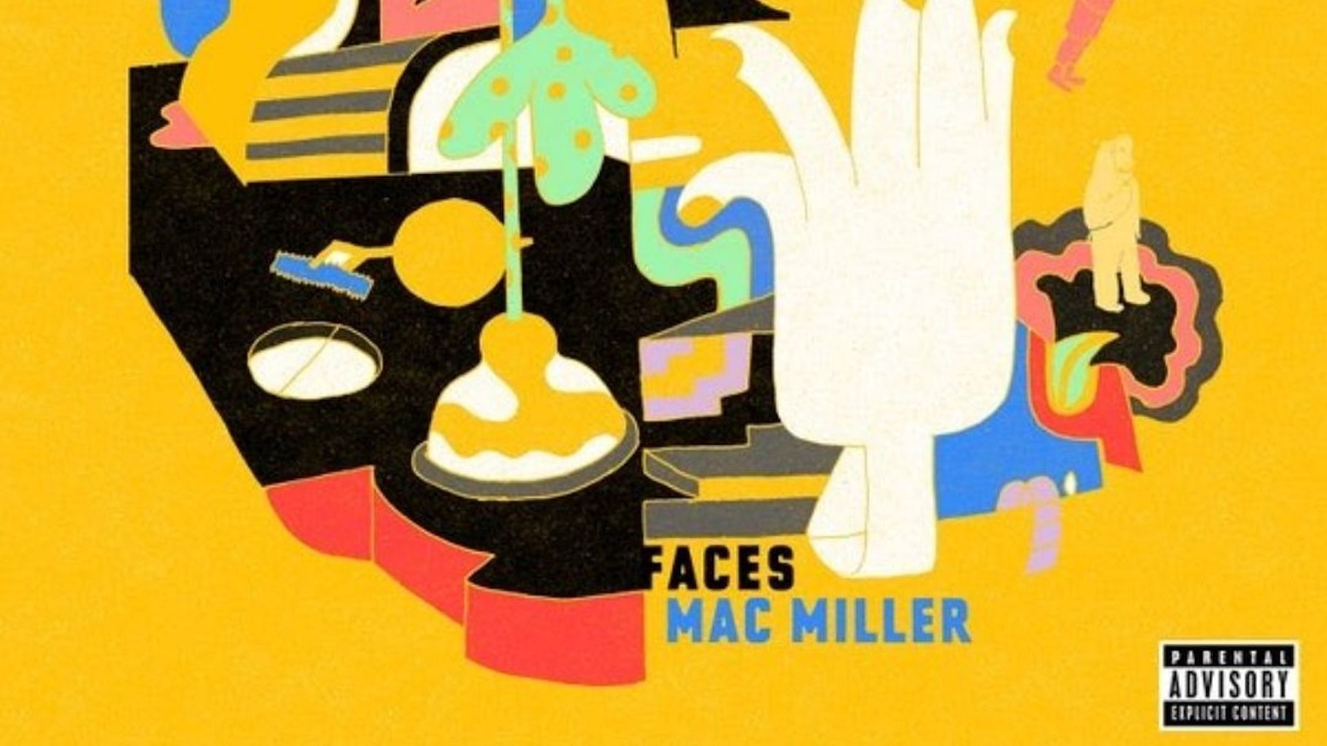 The official cover art for Mac Miller&#039;s eleventh mixtape &#039;Faces&#039; independently released in 2014 (Image via Spotify)