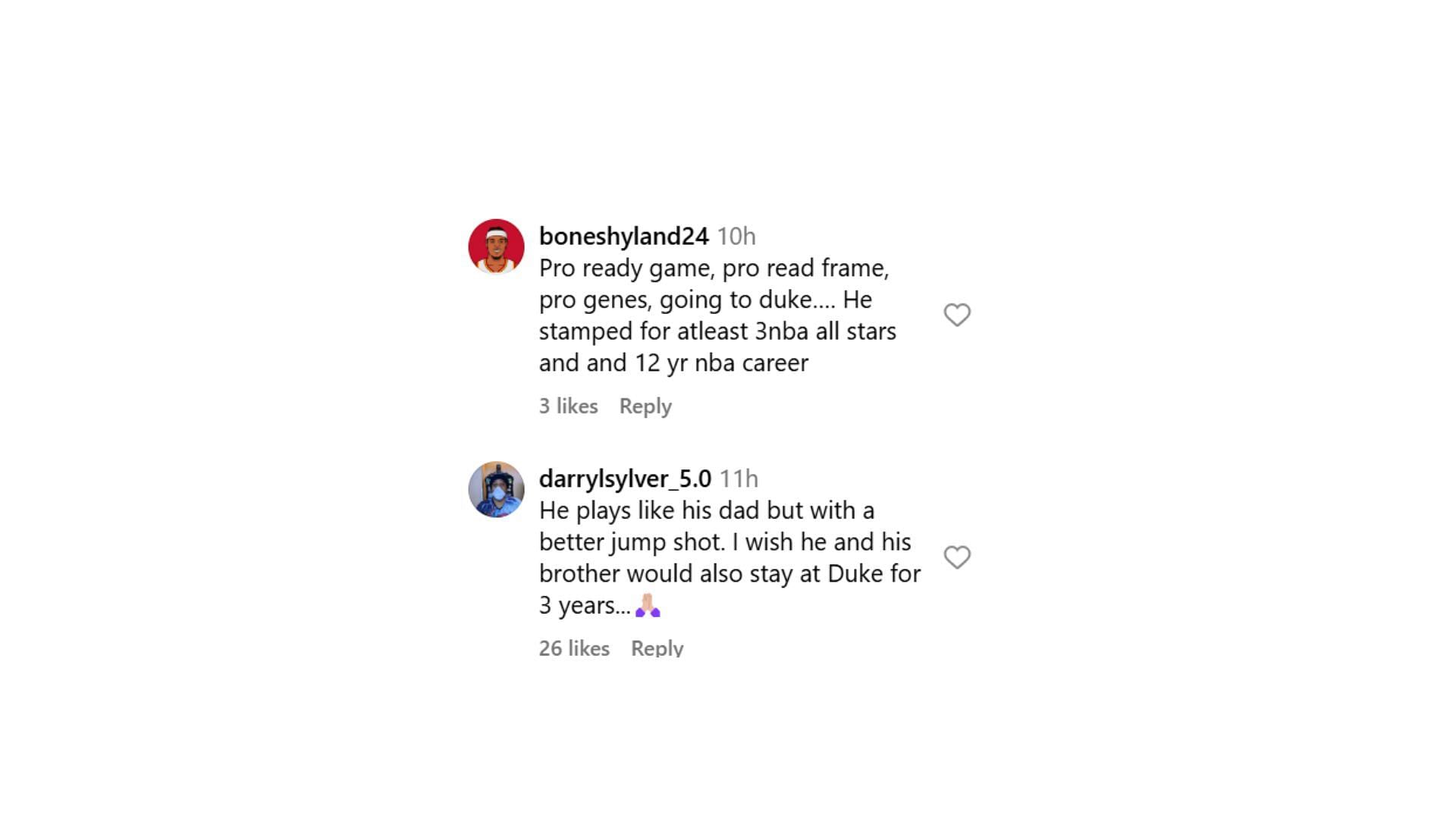 Hoops fans shower more praise on Carlos Boozer&#039;s son (Image by Instagram/@recruitsnews)