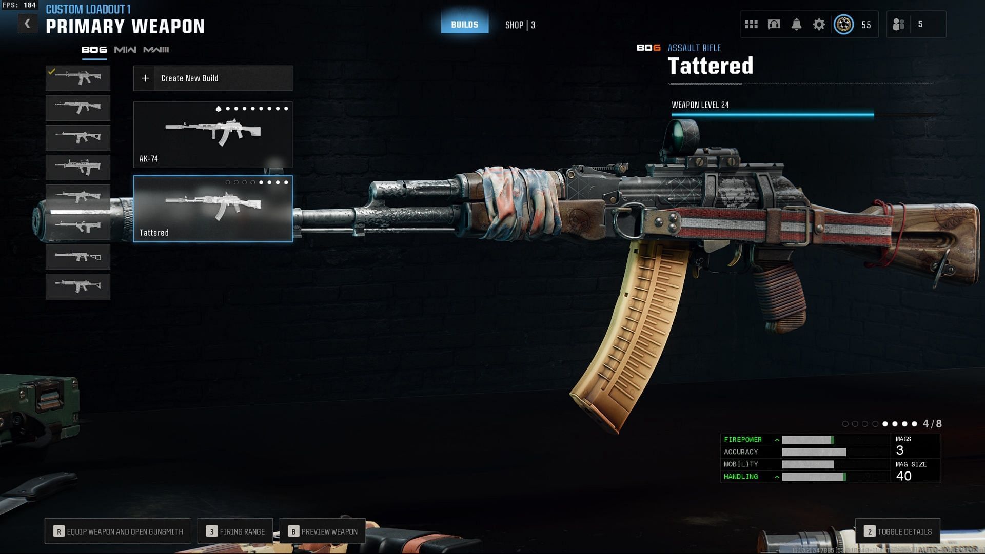 AK-74 assault rifle in Warzone (Image via Activision)