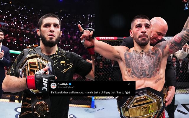 Ilia Topuria: "Submits Dustin Poirier" - MMA X debates who has stronger "villain aura" between Islam Makhachev and Ilia Topuria