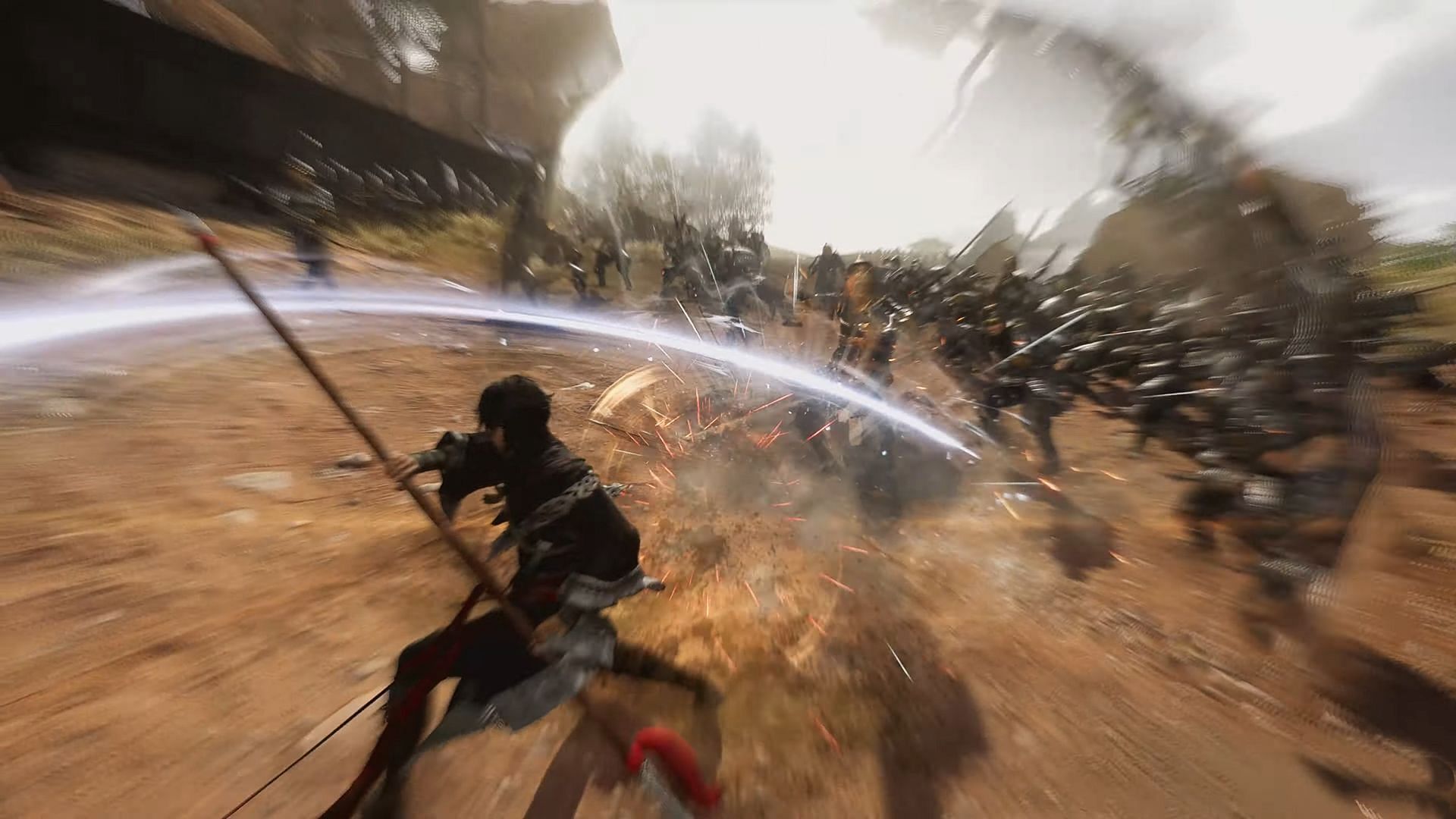 The battle from Dynasty Warrior Origins (Image via Koei Tecmo)