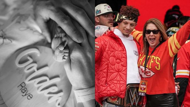 Patrick Mahomes' mother Randi shares 2-word reaction as QB welcomes baby girl Golden Raye