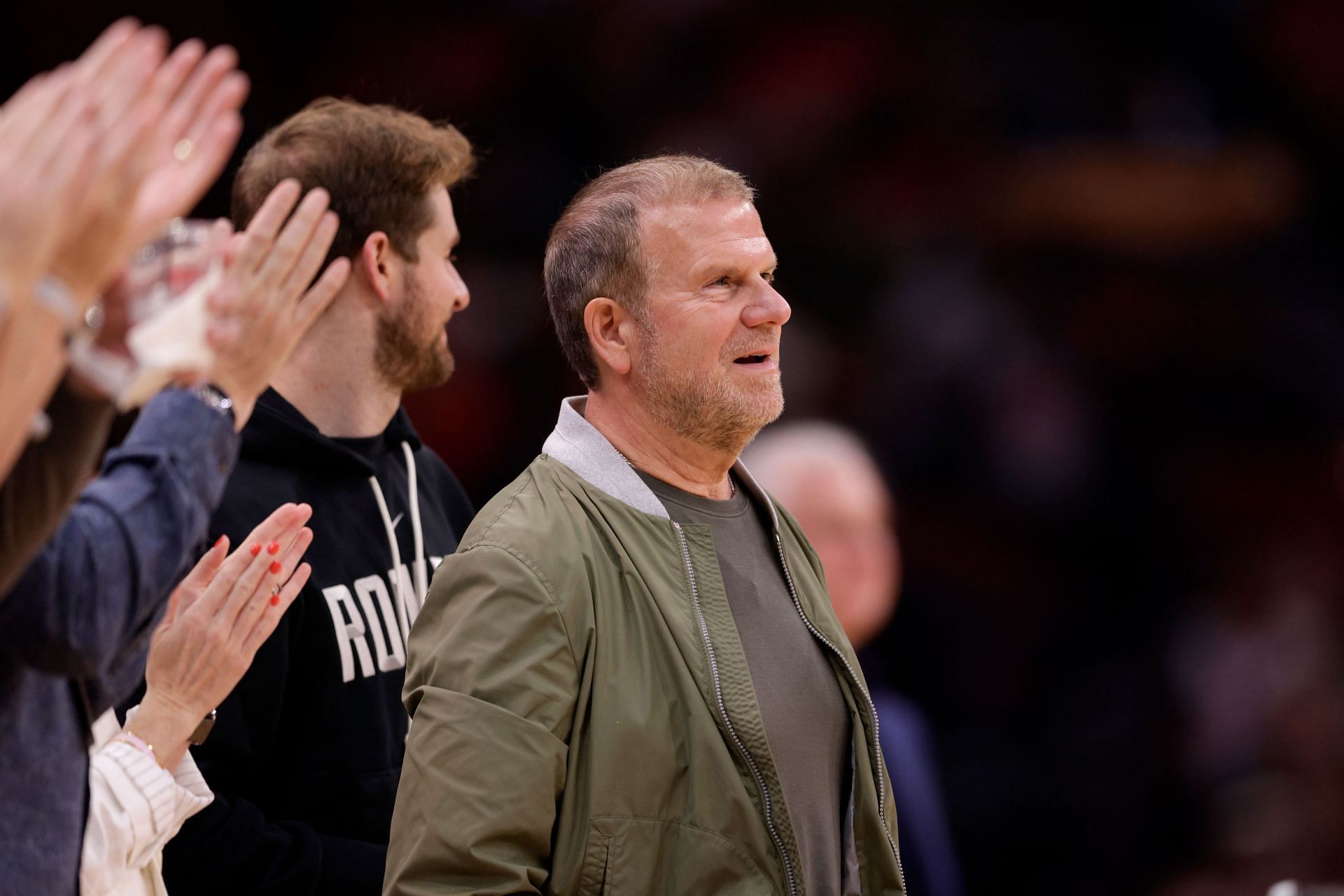 Owner Tilman Fertitta attends an NBA game involving his team, Houston Rockets. (Credits: Getty)