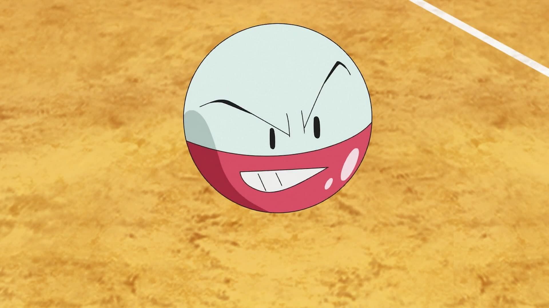 Electrode as seen in the anime (Image via The Pokemon Company)