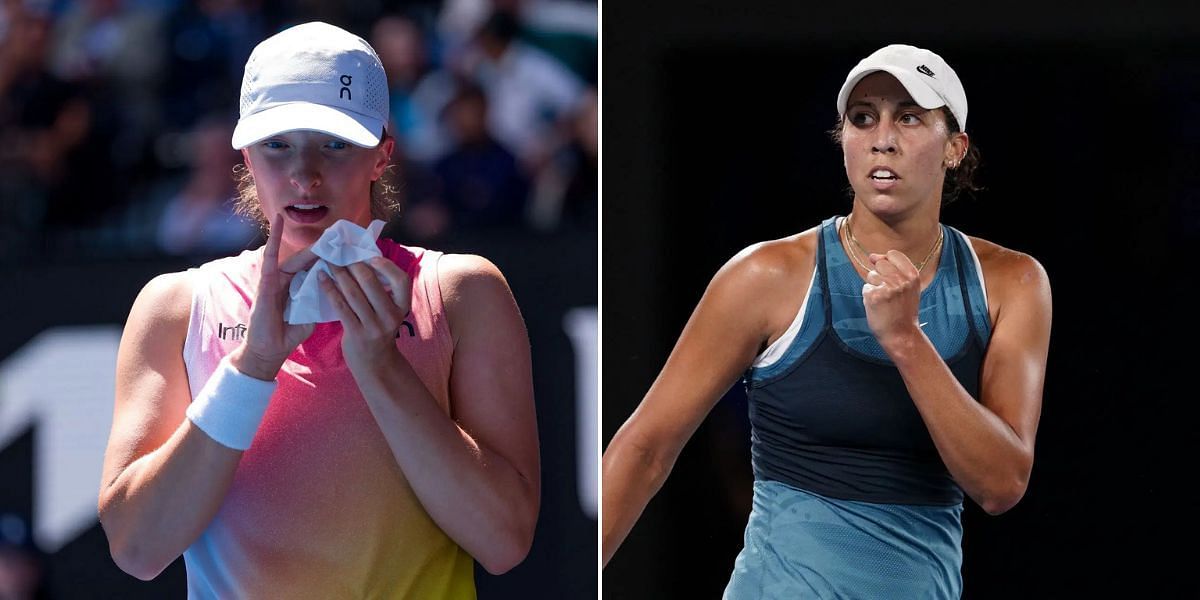 Iga Swiatek (left), Madison Keys (right), Sources: Getty