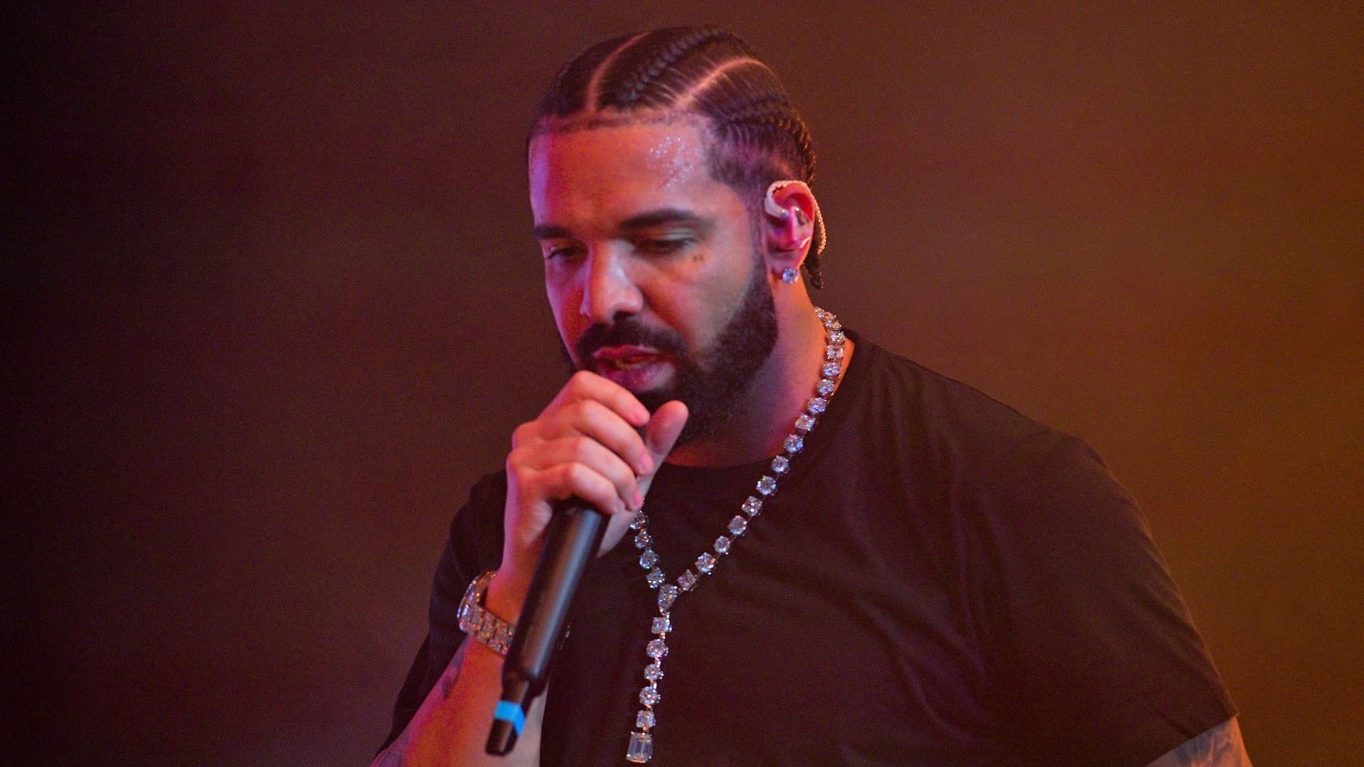 Rapper Drake performs onstage during &quot;Lil Baby &amp; Friends Birthday Celebration Concert&quot; at State Farm Arena on December 9, 2022, in Atlanta, Georgia. (Image via Getty/Prince Williams)