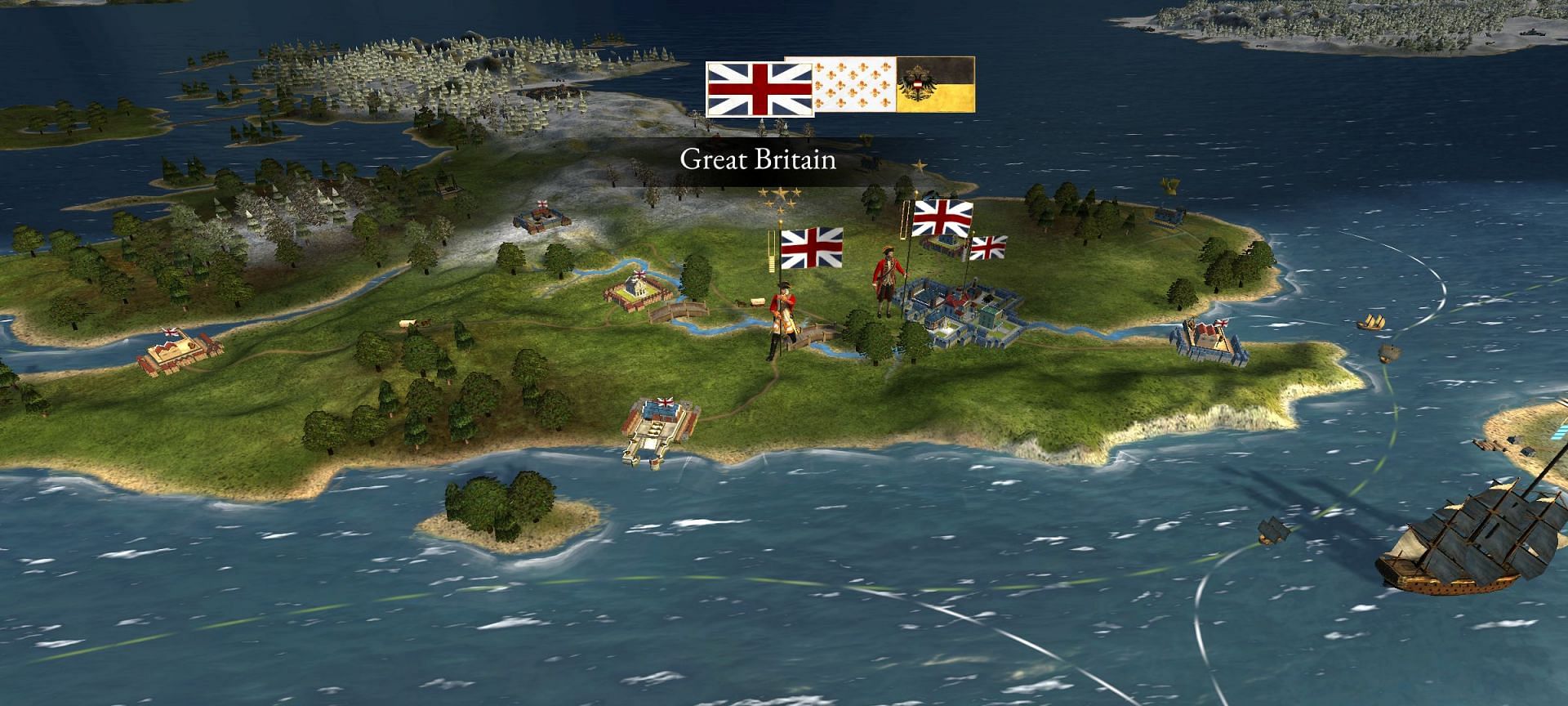 Total War Empire Mobile can stutter on low-end devices (Image via Feral Interactive)