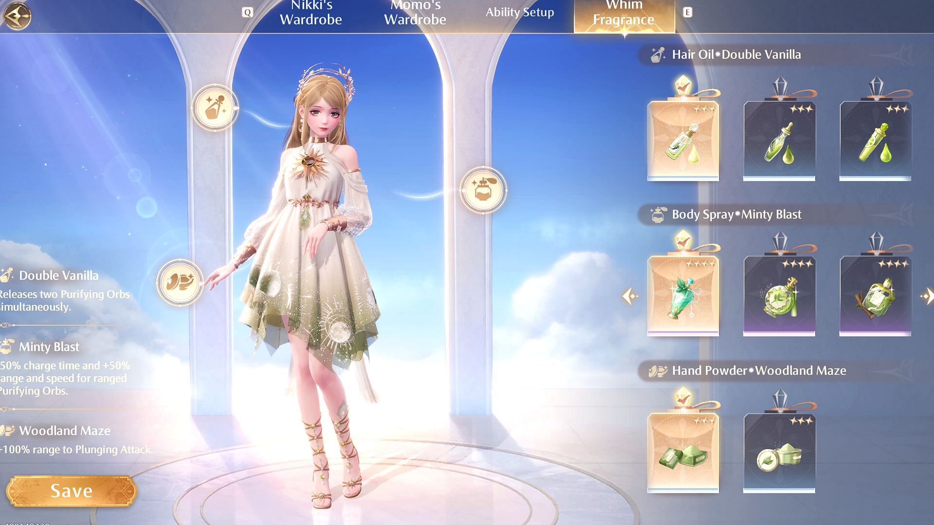 New Whim Fragrances will be added in Infinity Nikki 1.2 (Image via Infold Games)