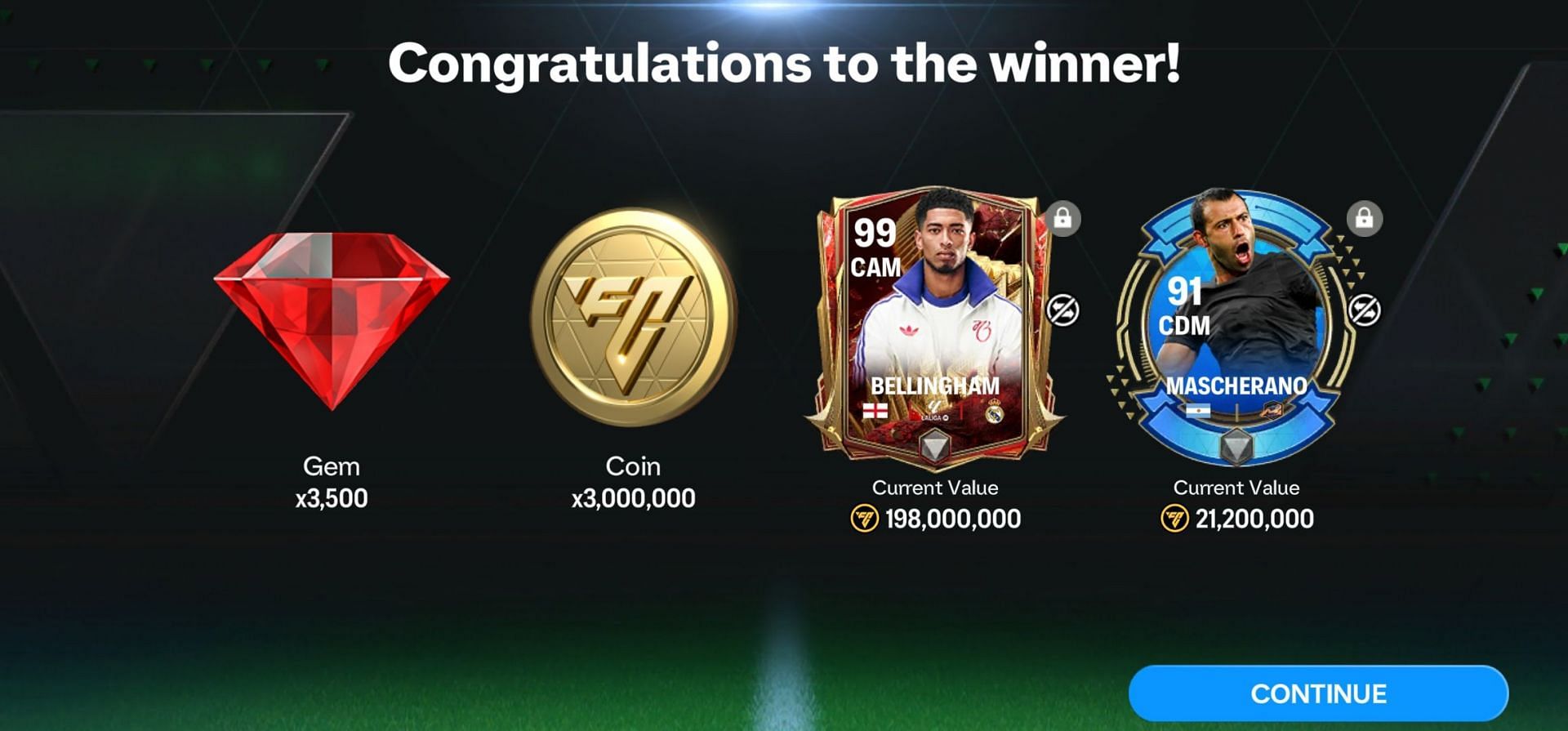 EA FC Mobile Lunar New Year Challenge 1 winner rewards (Image via EA Sports)