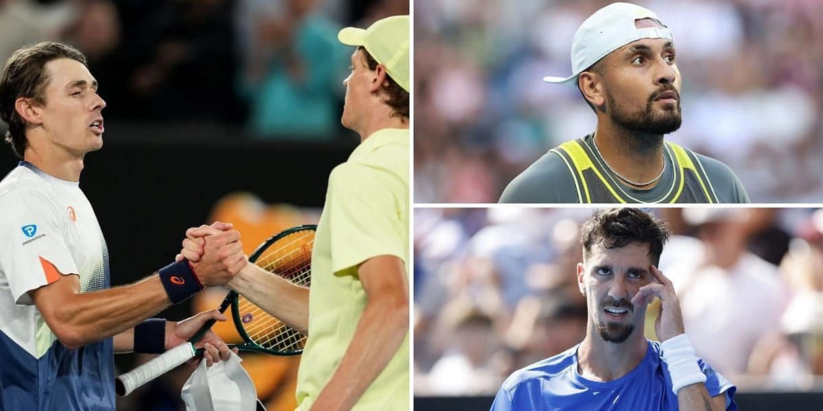 Nick Kyrgios and Thanasi Kokkinakis defend Alex de Minaur (Source - GETTY)