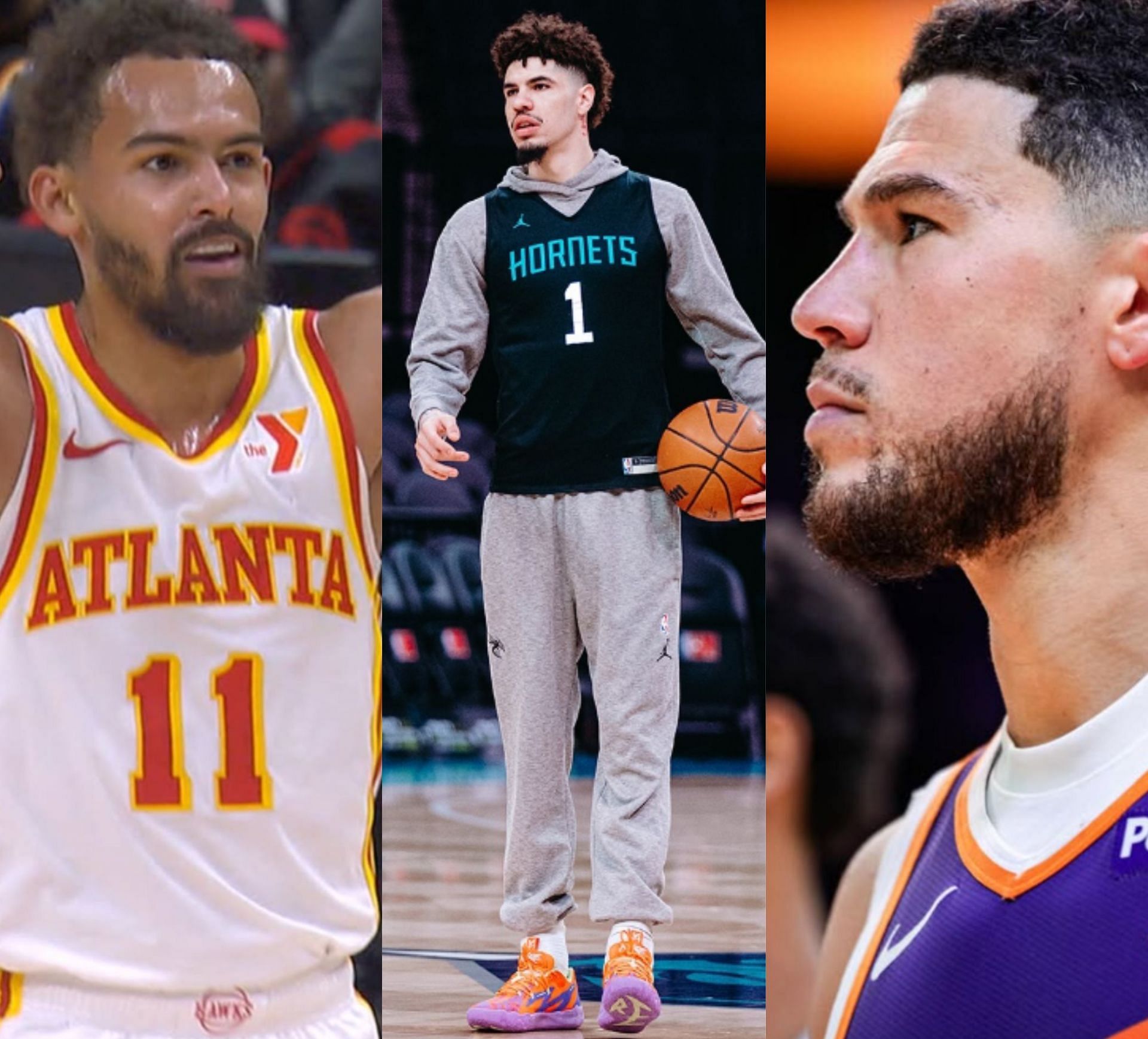 Images via Instagram (@atlhawks, @hornets, @suns)