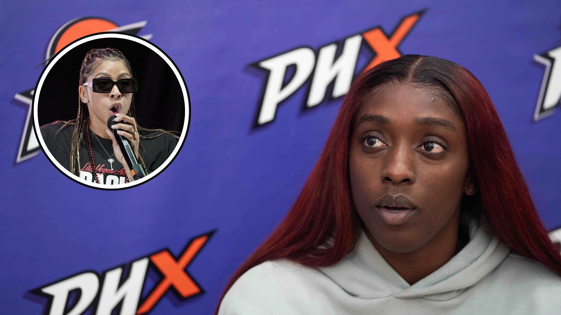 Candace Parker spills tea over Kahleah Copper