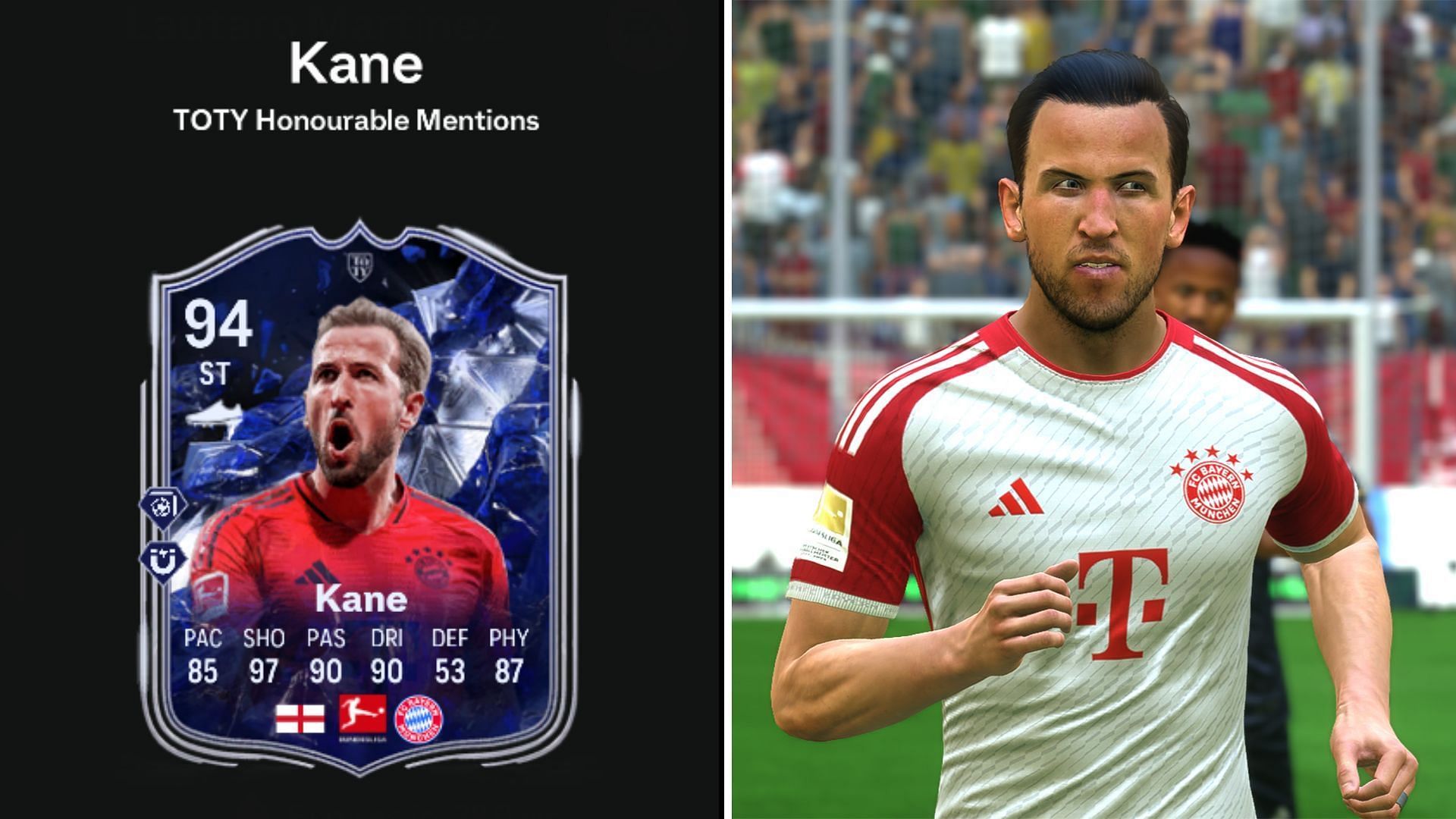 Harry Kane TOTY Honourable Mentions SBC is live