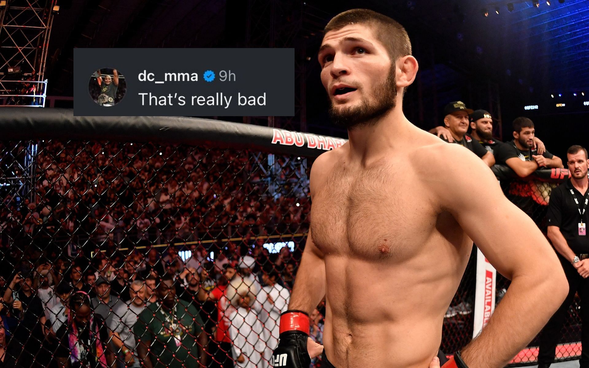 MMA community reacts to Khabib Nurmagomedov