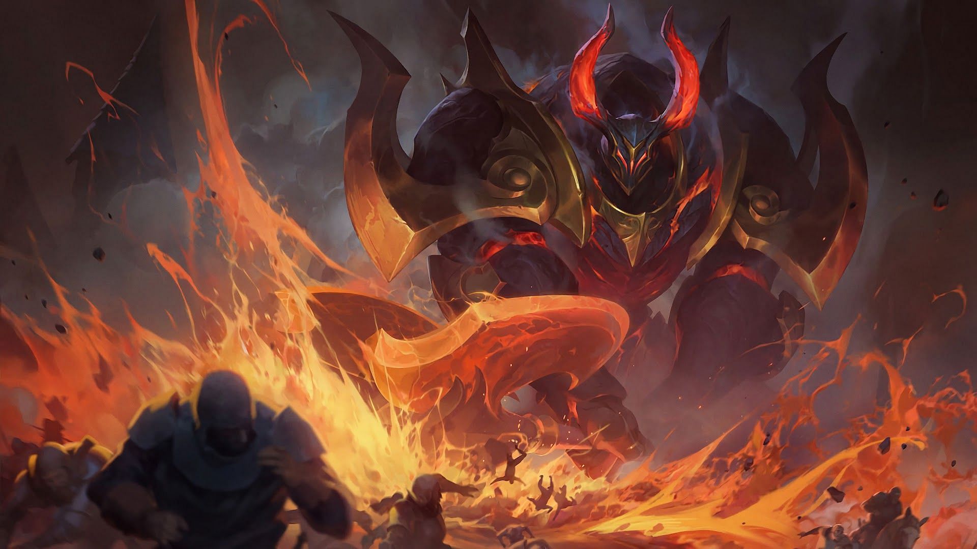 Infernal Mordekaiser in League of Legends (Image via Riot Games)