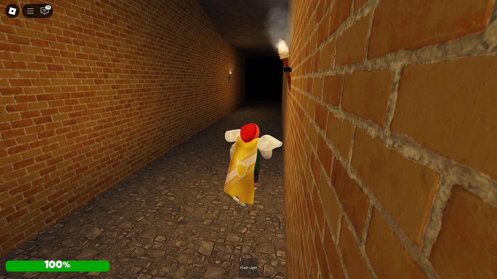 Navigating the maze (Image via Roblox)