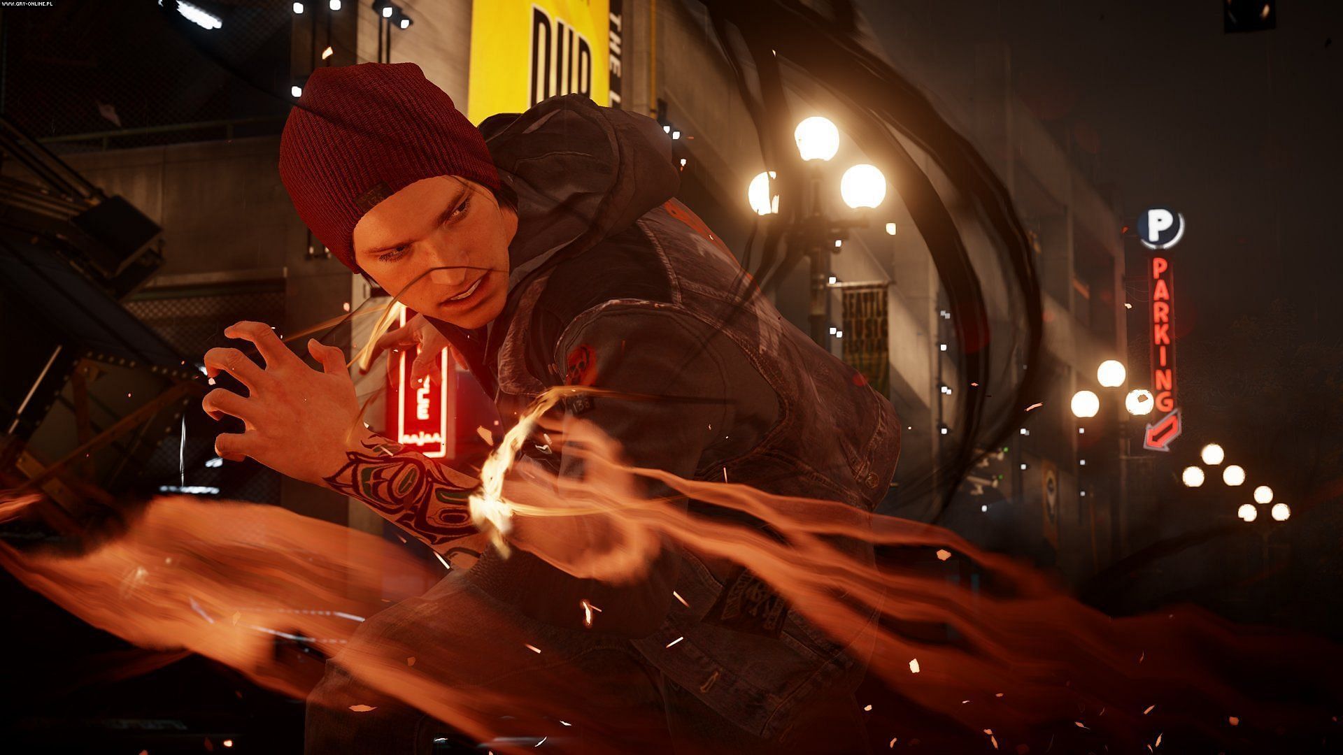 Delsin Rowe can change the world and how the public views the Conduits in Infamous Second Son (Image via Sony Interactive Entertainment)