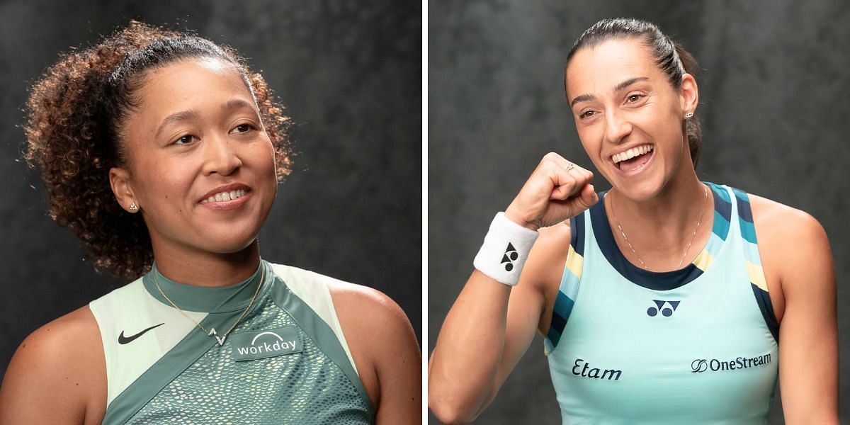 Naomi Osaka (L) &amp; Caroline Garcia (R) [Image Source: Getty Images]