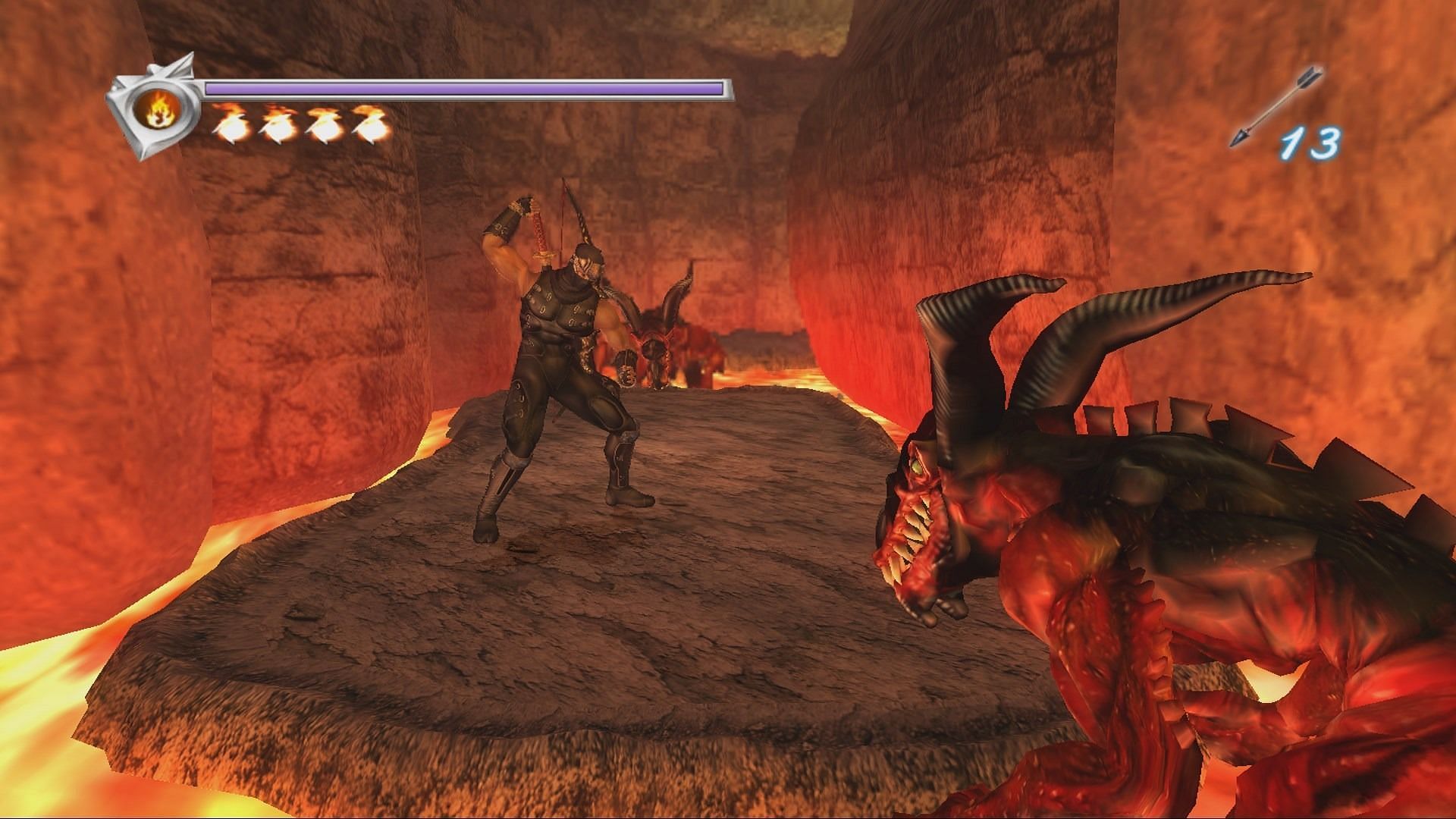 A still from Ninja Gaiden Black (Image via Tecmo)