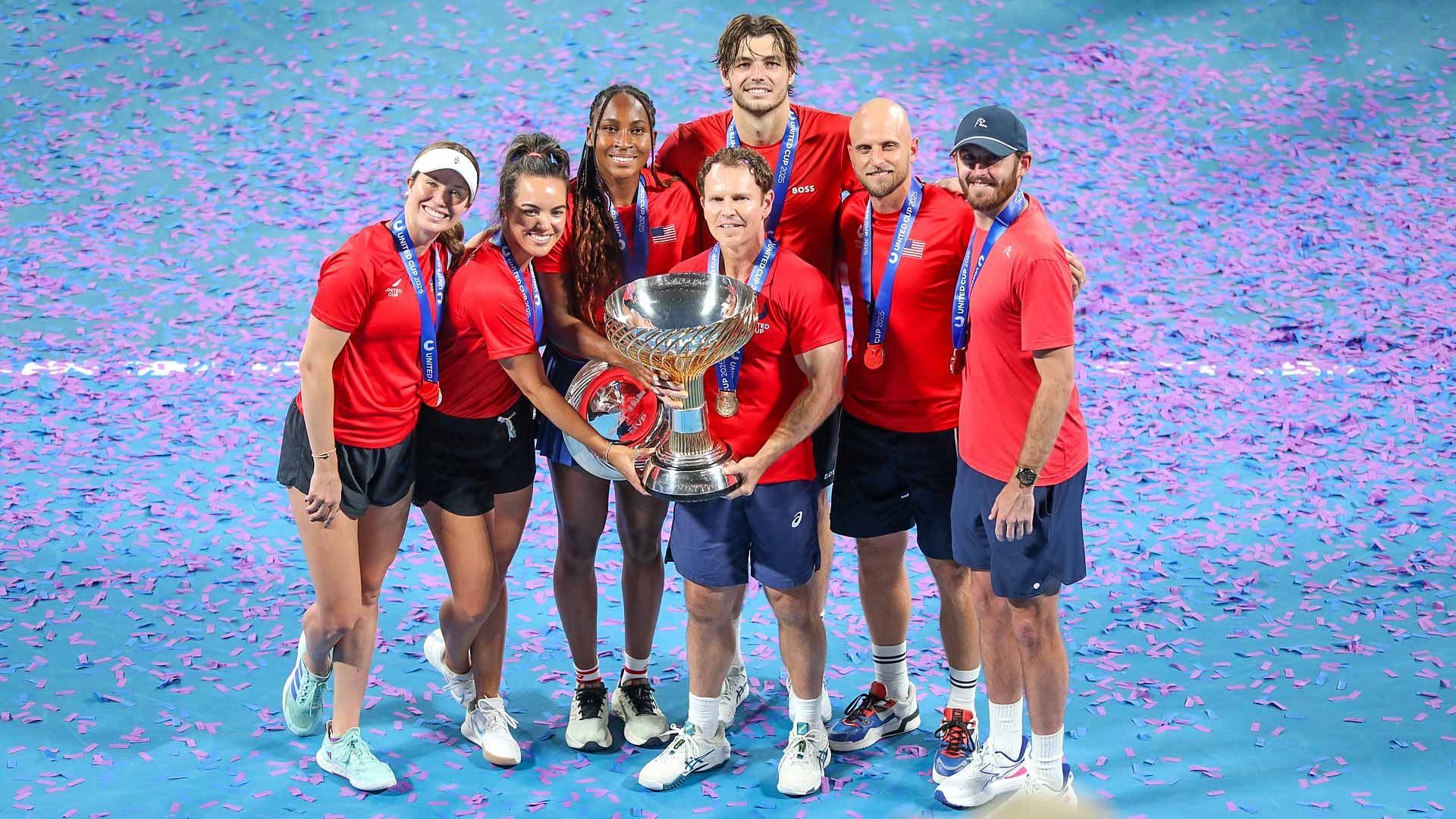 Team USA won the United Cup 2025 (Image via ATP Tour)