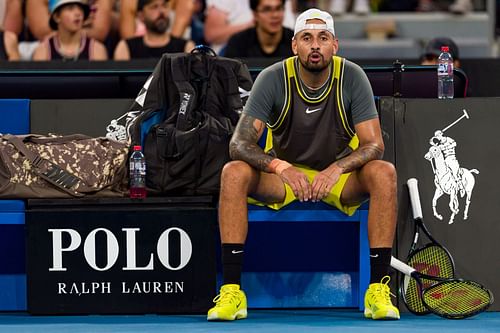 Nick Kyrgios at the 2025 Australian Open (Images source: Getty)