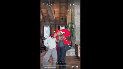 Bryce Harper's wife Kayla's Instagram story