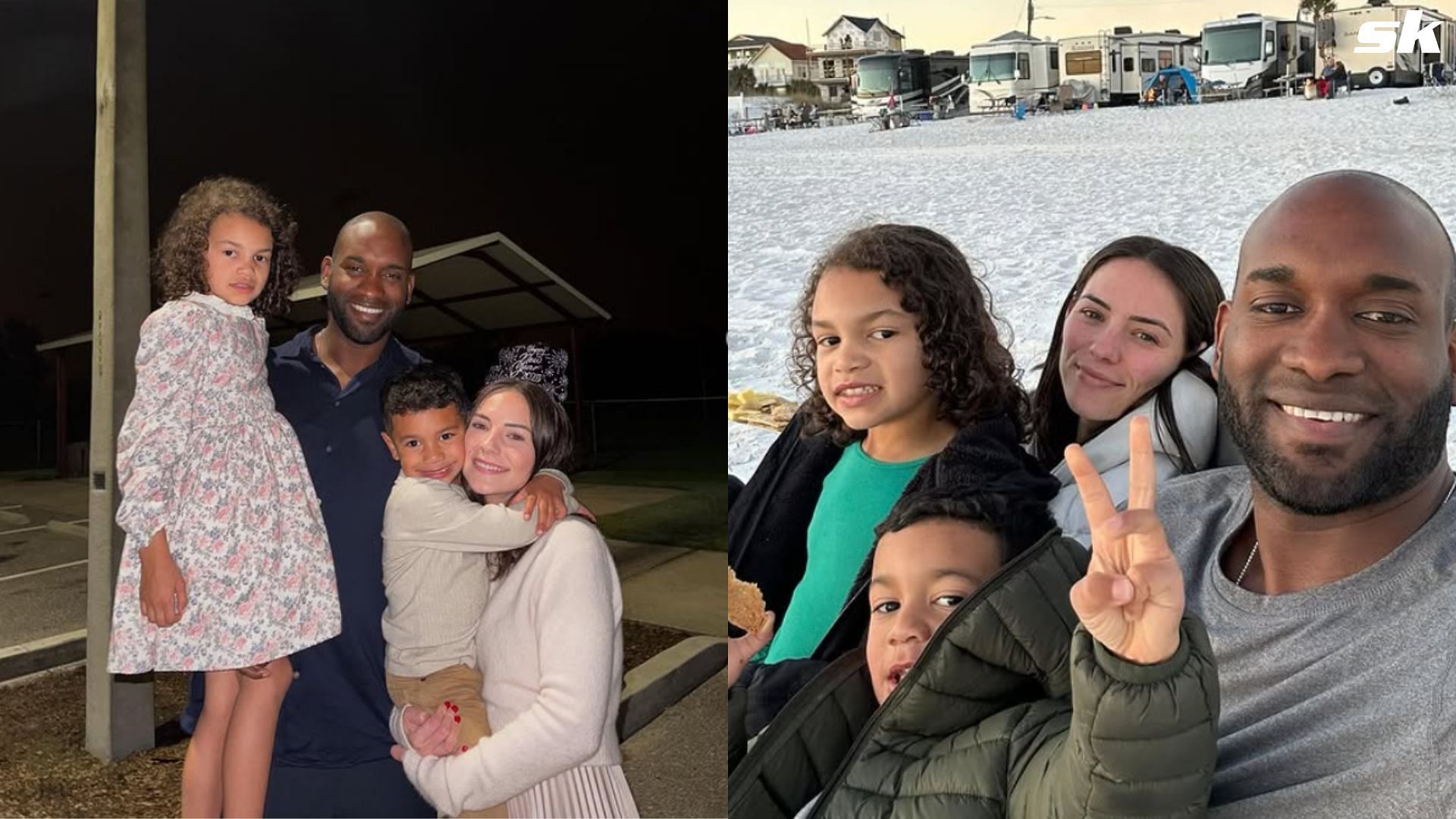 Yordan Alvarez and his family enjoy a cozy beach vacation (Image Source: Instagram/ @_monicaalvarez_)