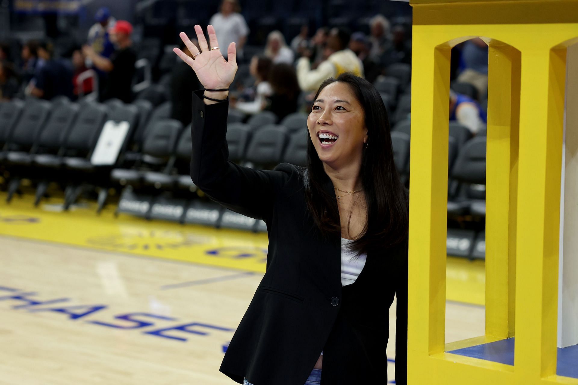 Golden State Valkyries coach Natalie Nakase. (Photo: GETTY)