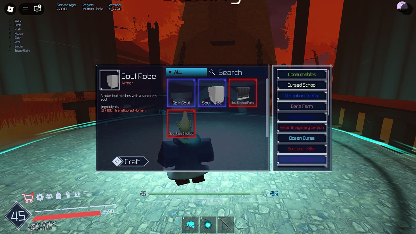 Soul Robe How to get Soul Robe in Jujutsu Infinite