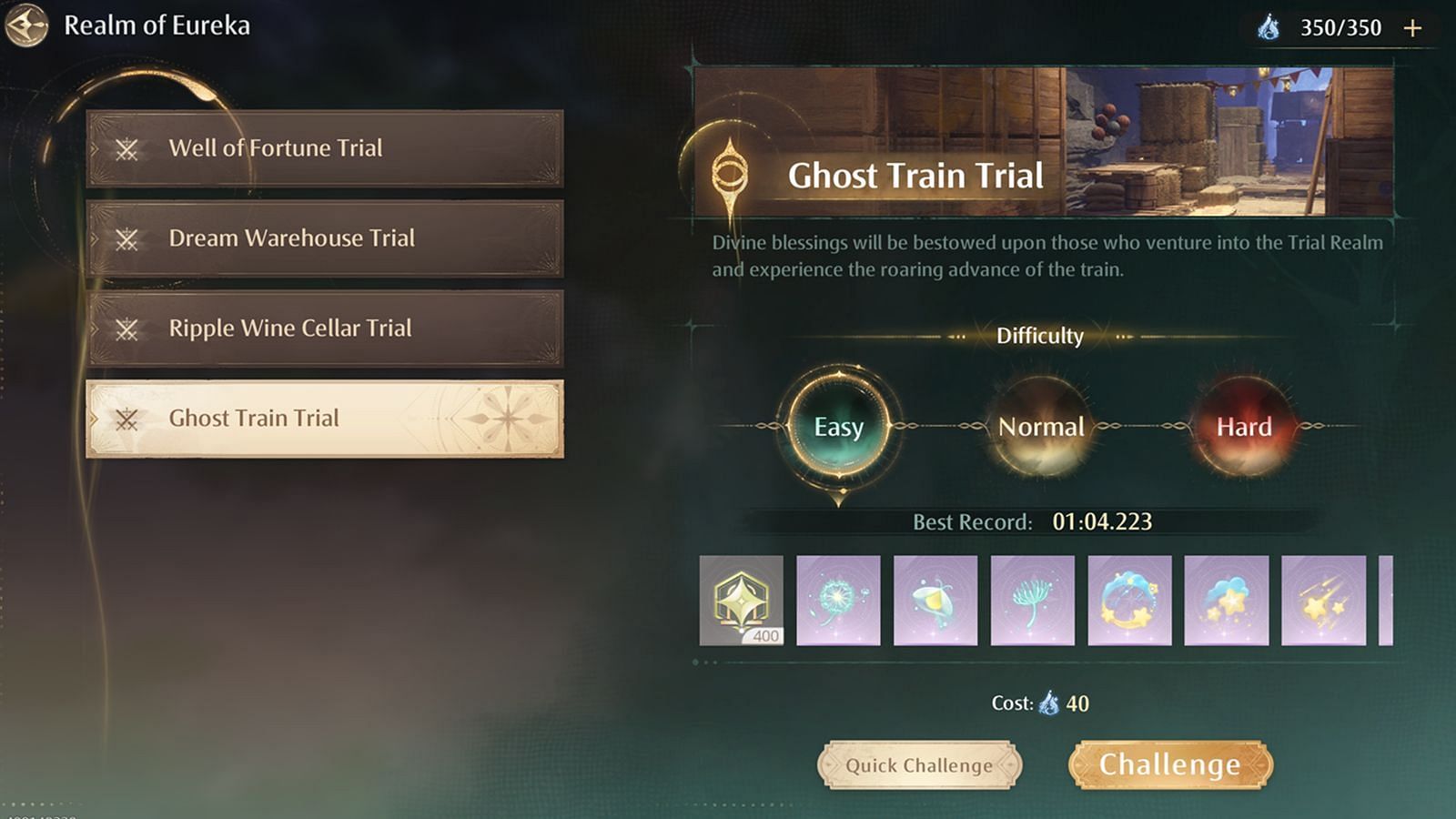 Complete the Ghost Train Trial in easy mode (Image via Infold Games)