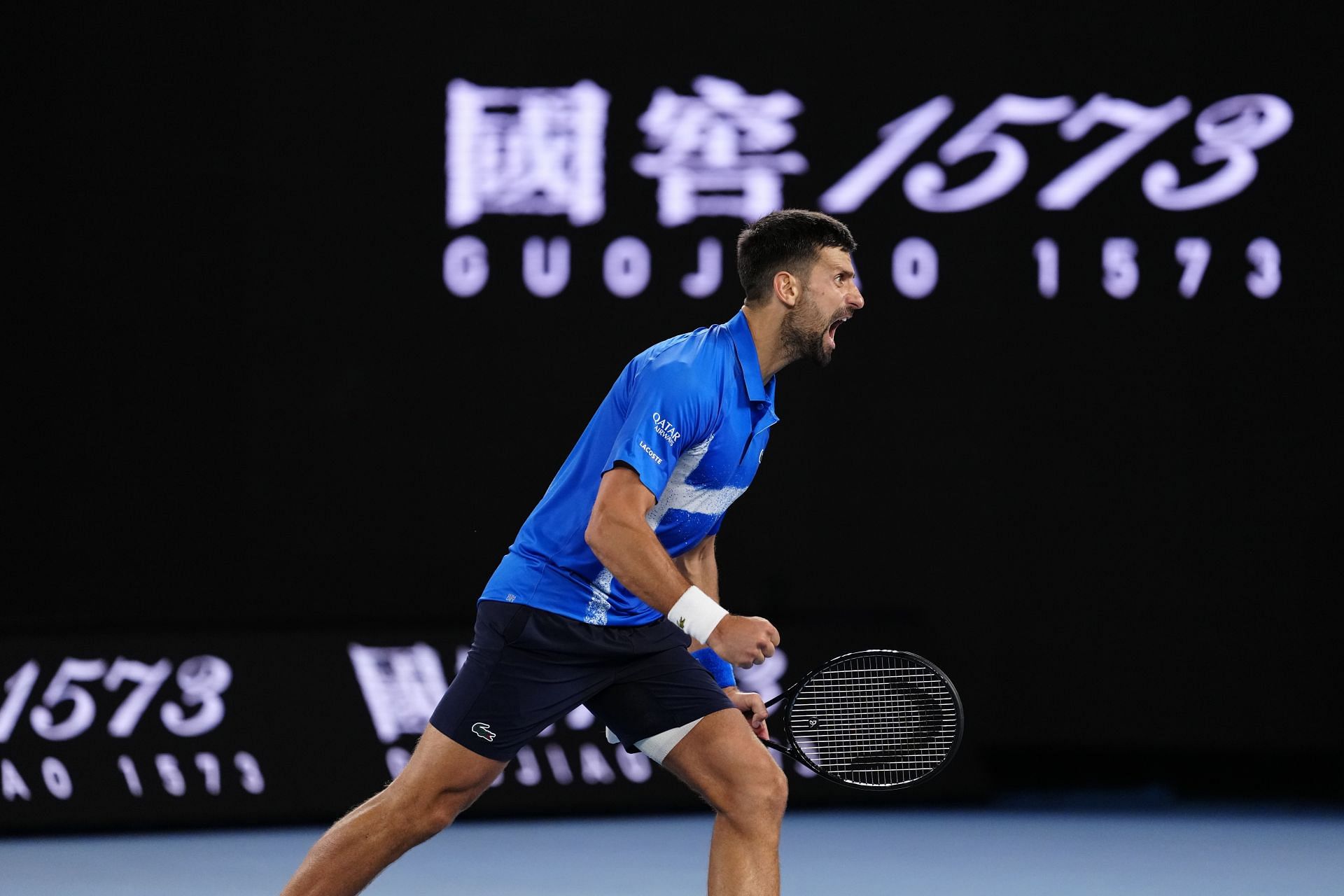 Novak Djokoviic at the 2025 Australian Open - Day 10 - Source: Getty