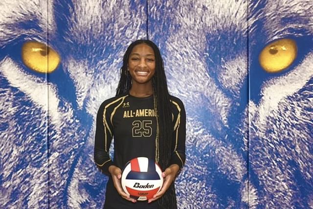 All smiles for Cari Spears the All-American Game in Orlando