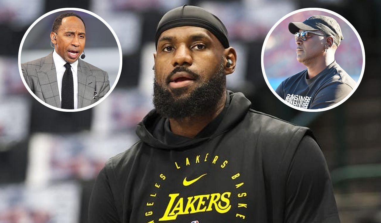 Stephen A. Smith weighs in on reports of LeBron James reportedly trying to start basketball league (Image credit: Imagn)