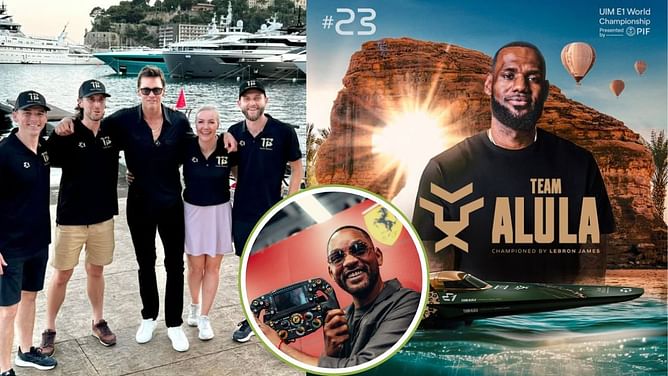 LeBron James reacts to Will Smith jokingly warning him about Tom Brady's bullying tactics in powerboat rivalry
