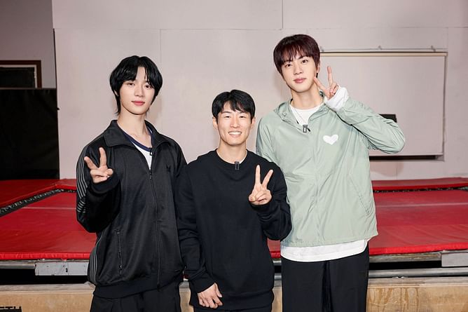 "His core strength is so impressive"— Fans proud of BTS' Jin's athleticism in the latest Run Jin episode 19