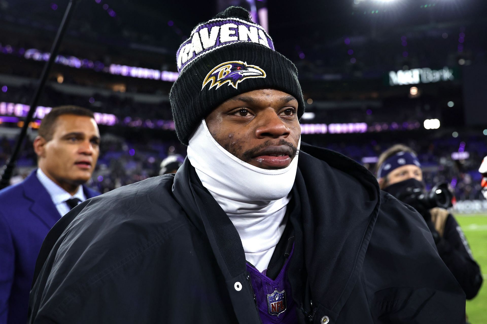 Lamar Jackson during Cleveland Browns v Baltimore Ravens - Source: Getty