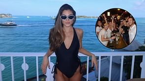 Gianna Tulio mesmerizes in a black swimsuit as Ryan Blaney and co. party with Sydney Sweeney