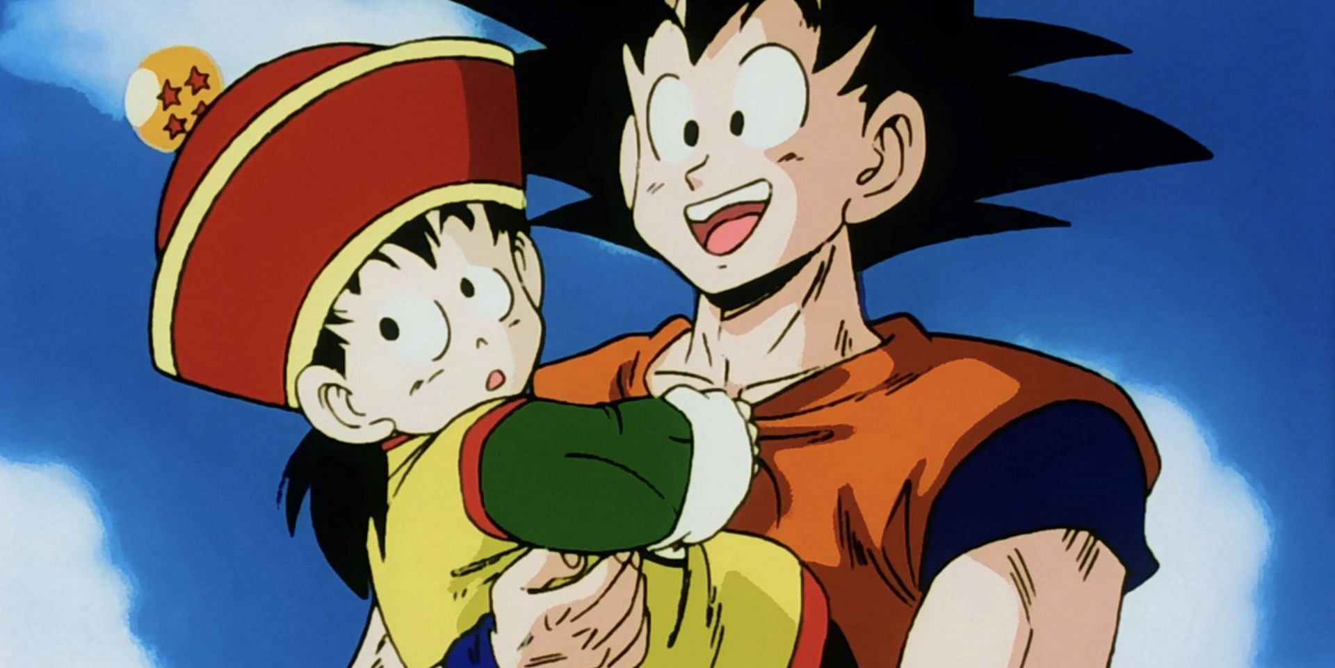 Goku and Gohan as seen in anime (Image via Toei Animation)