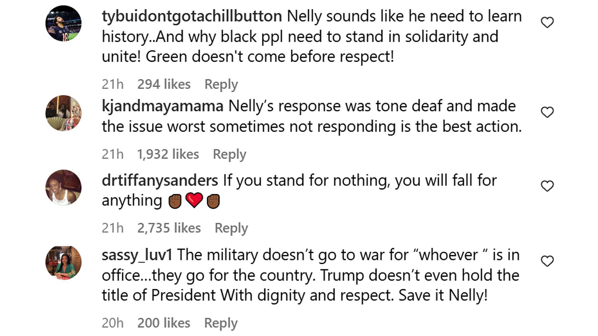 Comments reacting to the news (Image via Instagram/ @thejasminebrand)