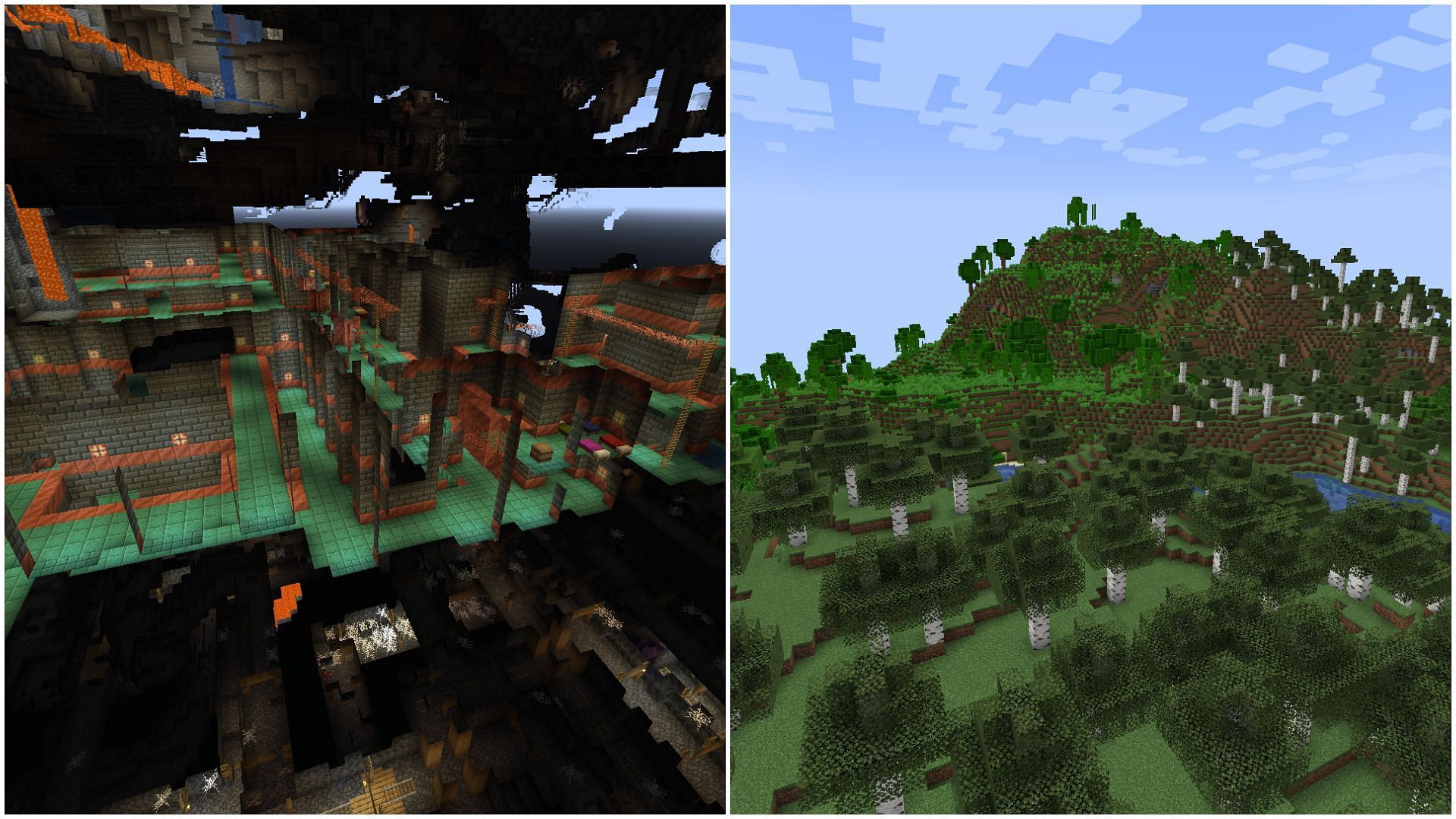 Recent Minecraft updates have been focused on updating the Overworld (Image via Mojang Studios)