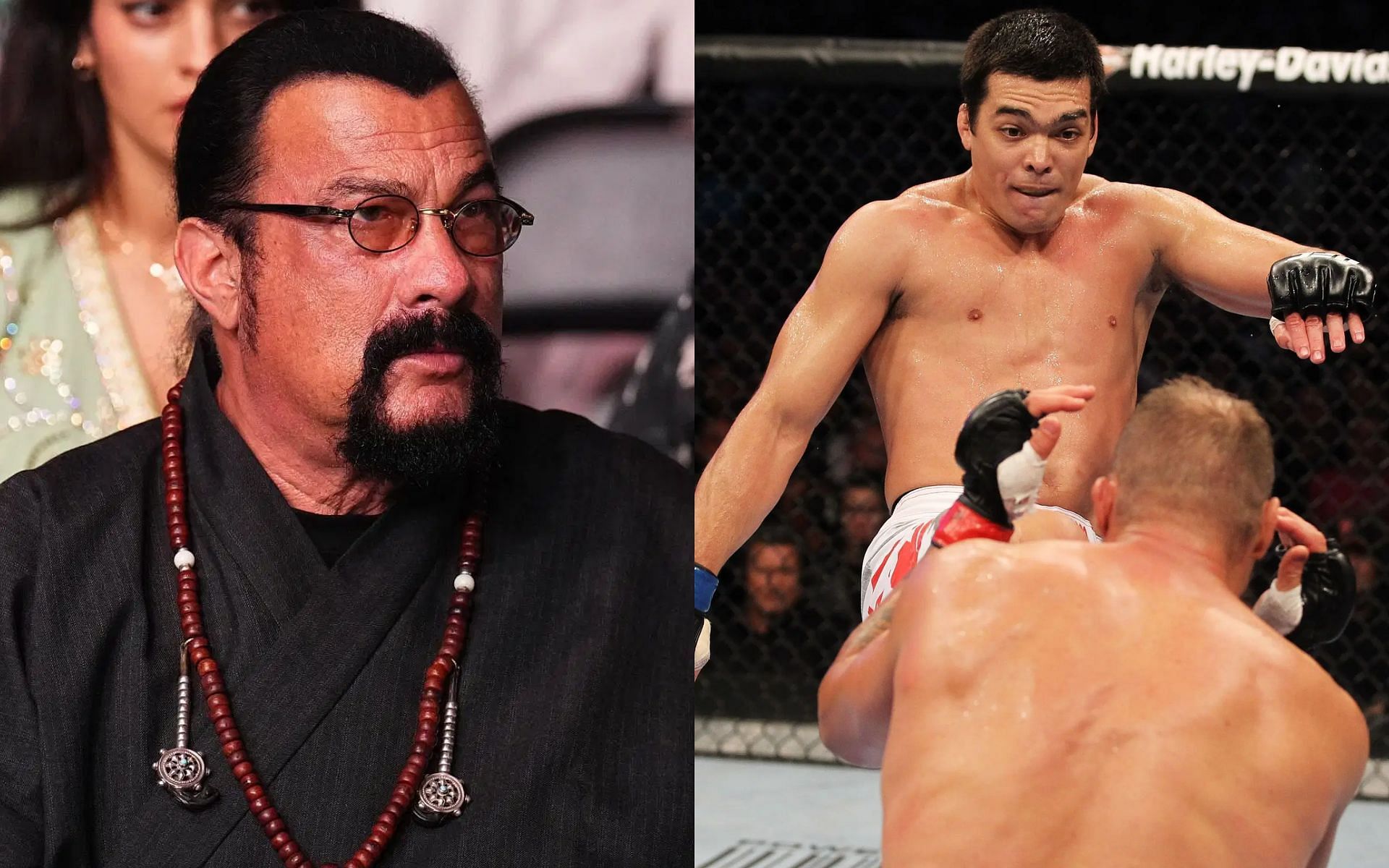 Former UFC referee reflects on Steven Seagal predicting Lyoto Machida