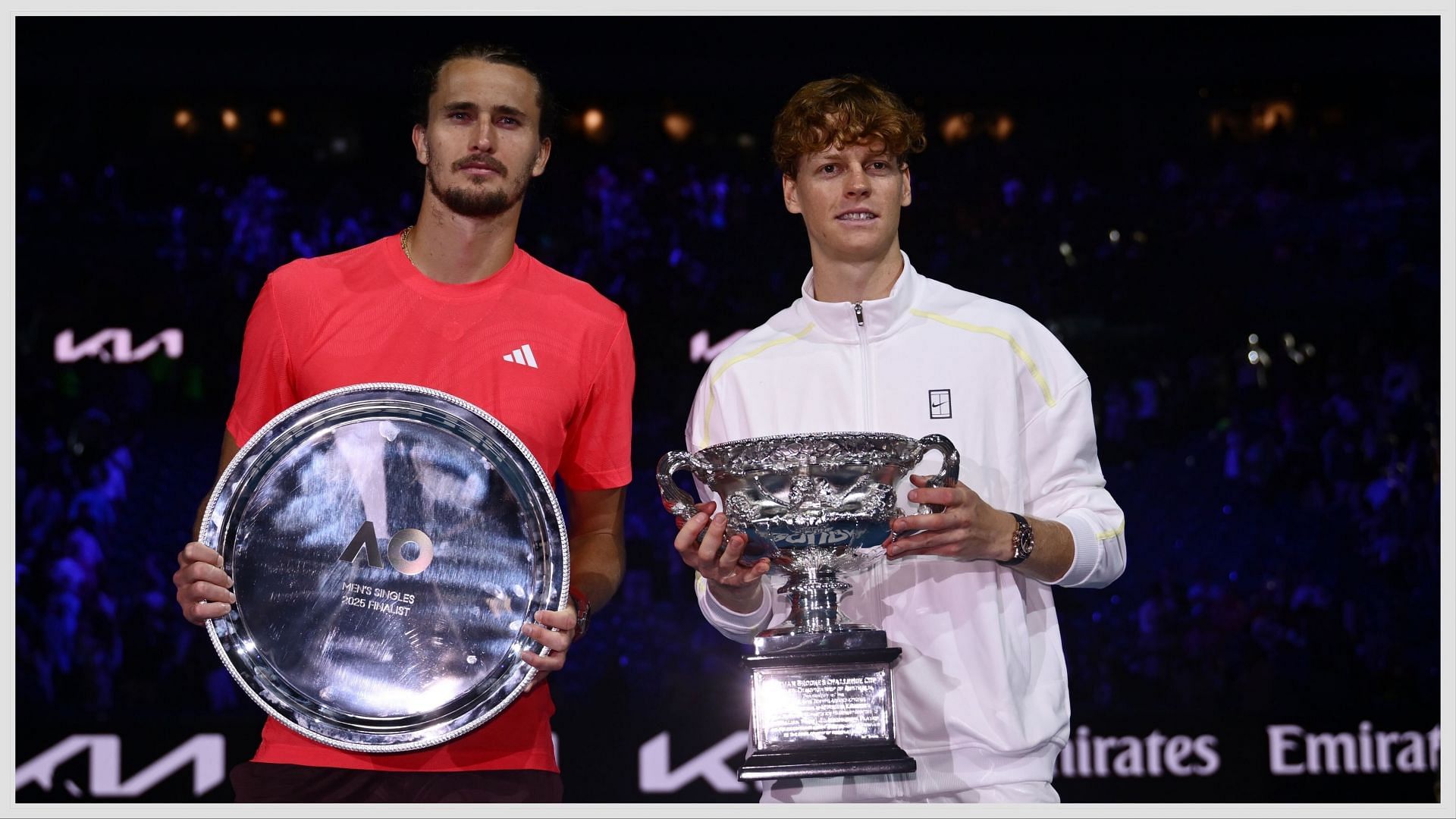 Jannik Sinner and Alexander Zverev. Source: Getty