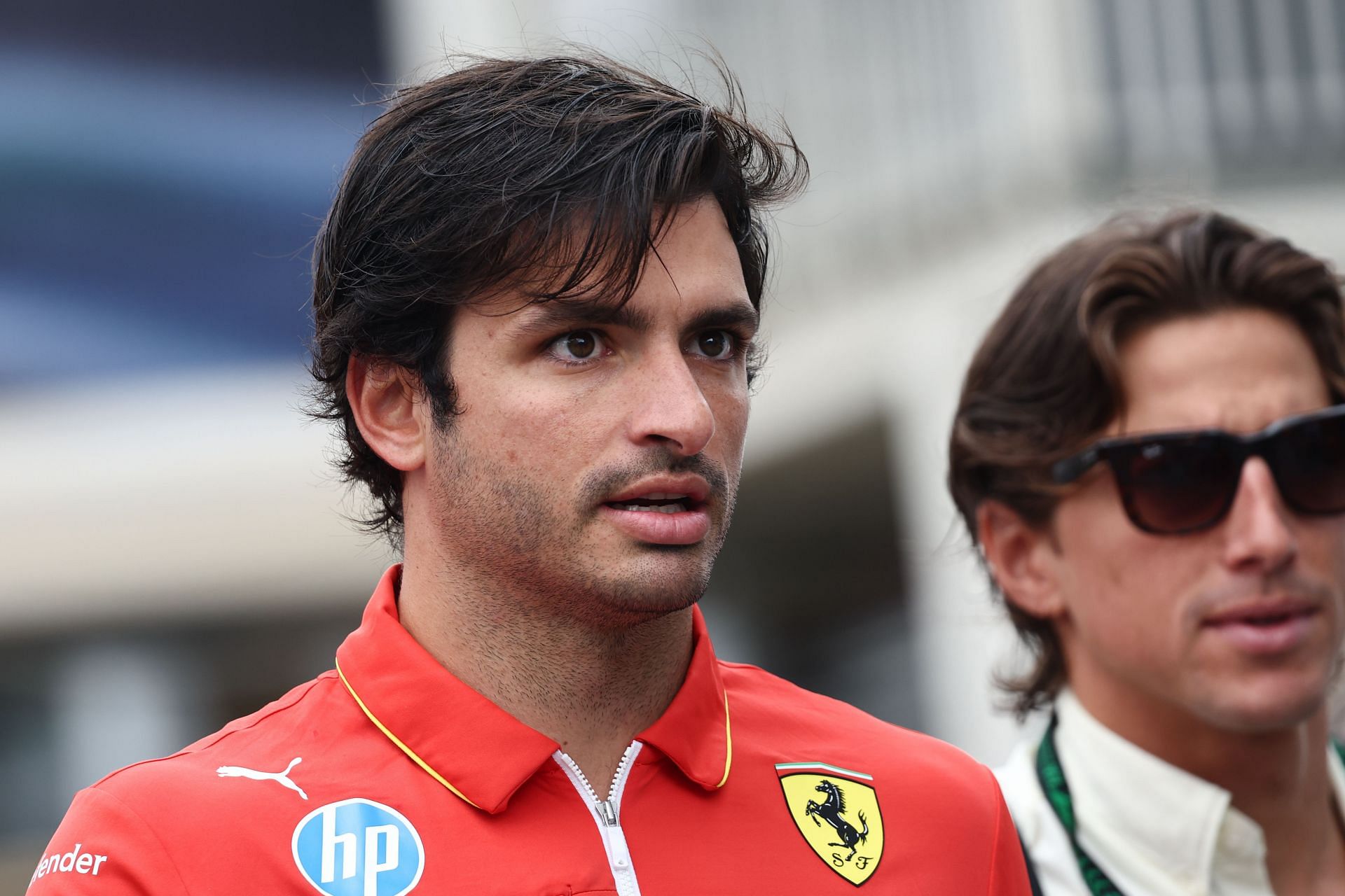 Carlos Sainz of Ferrari before first practice ahead of the Formula 1 Grand Prix of Azerbaijan at Baku City Circuit in Baku, Azerbaijan on September 13, 2024. (Photo by Jakub Porzycki/NurPhoto via Getty Images) - Source: Getty